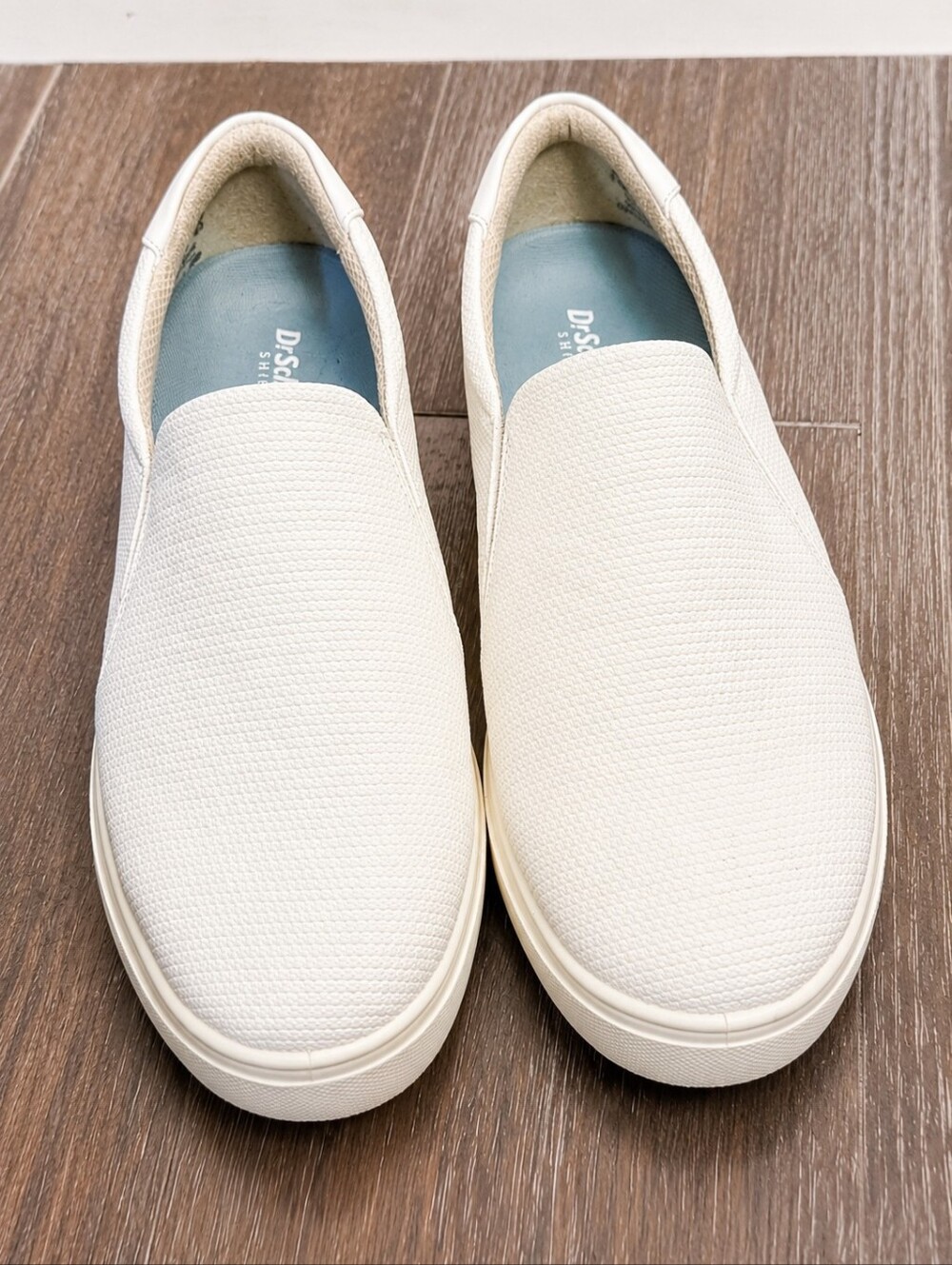 NWT Dr. Scholl's Madison Cloud Platform Sneakers White Slip On Comfort Shoes 8.5